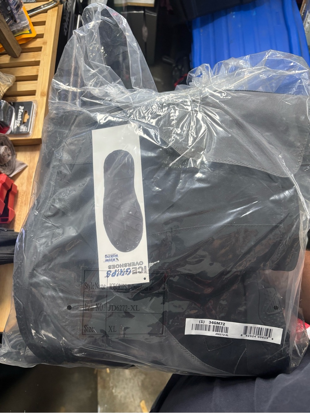 Overboot ice cleats